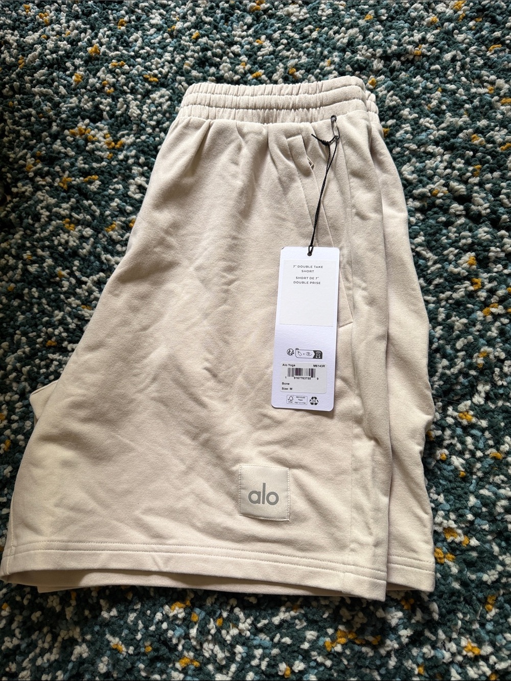 ALO Yoga Bone 7" Double Take Shorts